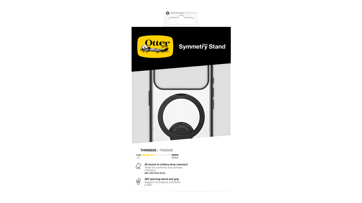 Otterbox Symmetry Stand MagSafe Case for iPhone 18 Pro - Black (77-001206)