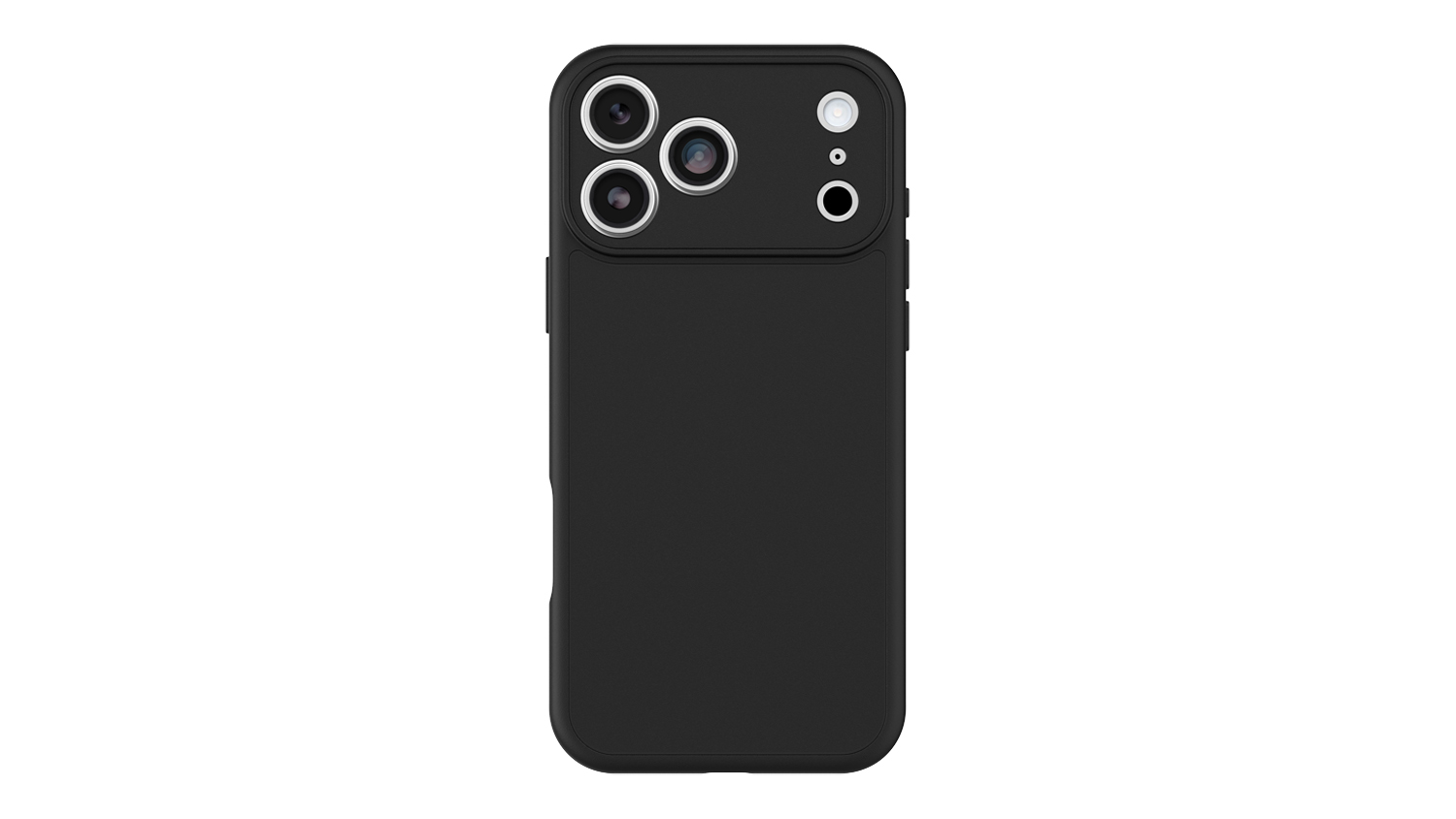 OtterBox Lumen MagSafe Case for iPhone 18 Pro Max rear view showing slim black design, camera protection and precise fit