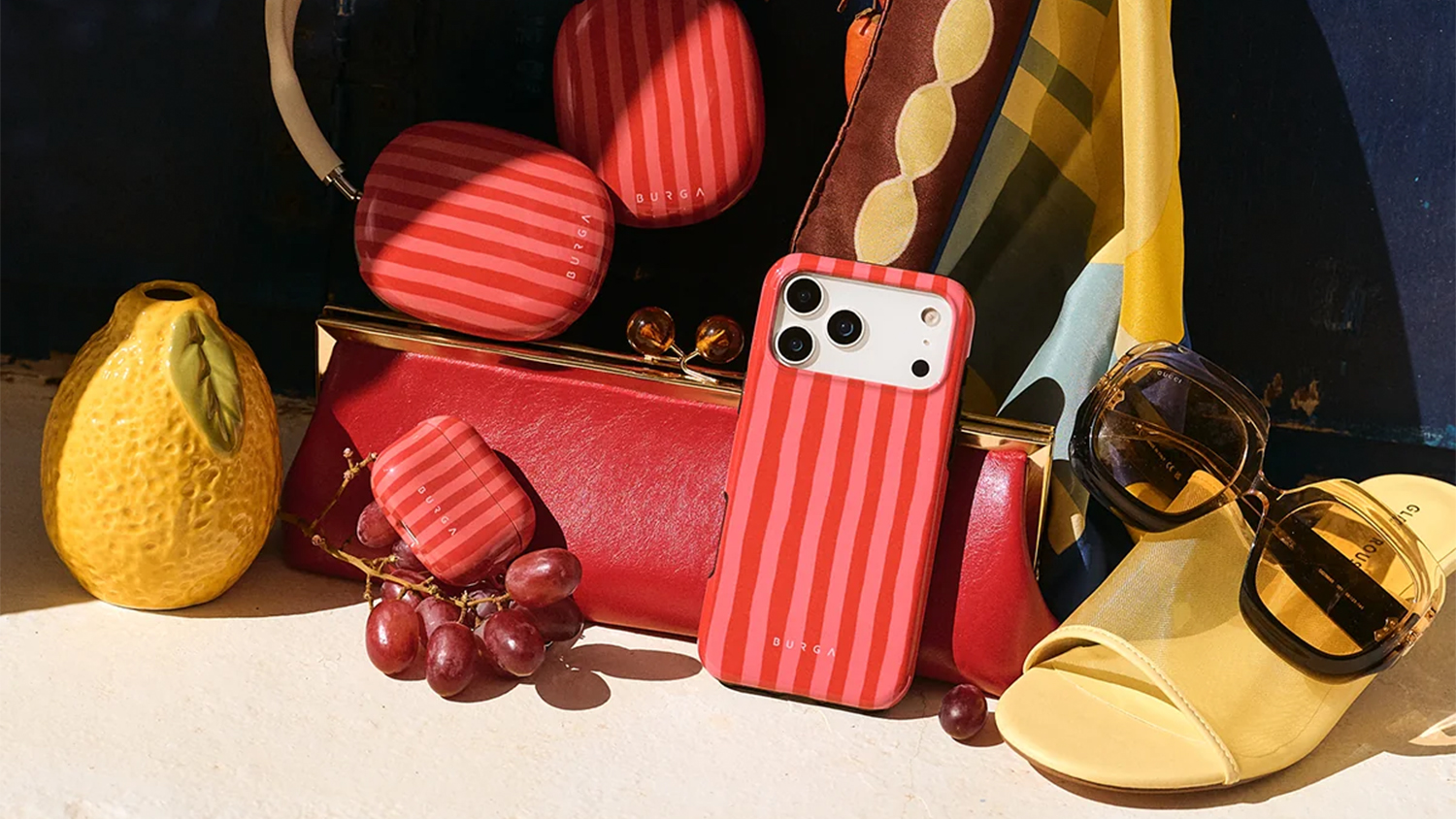 Burga Tough MagSafe Case for iPhone 18 Pro - Pomegranate