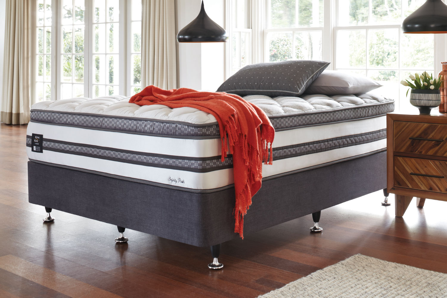 Infinity Plush Super King Bed By King Koil Harvey Norman New Zealand
