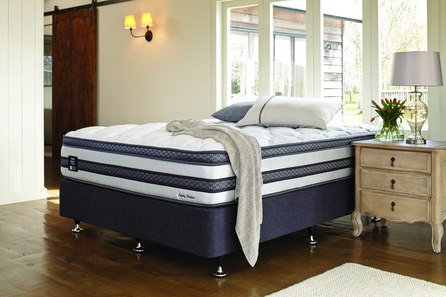 Infinity Medium Queen Bed by King Koil Harvey Norman New Zealand