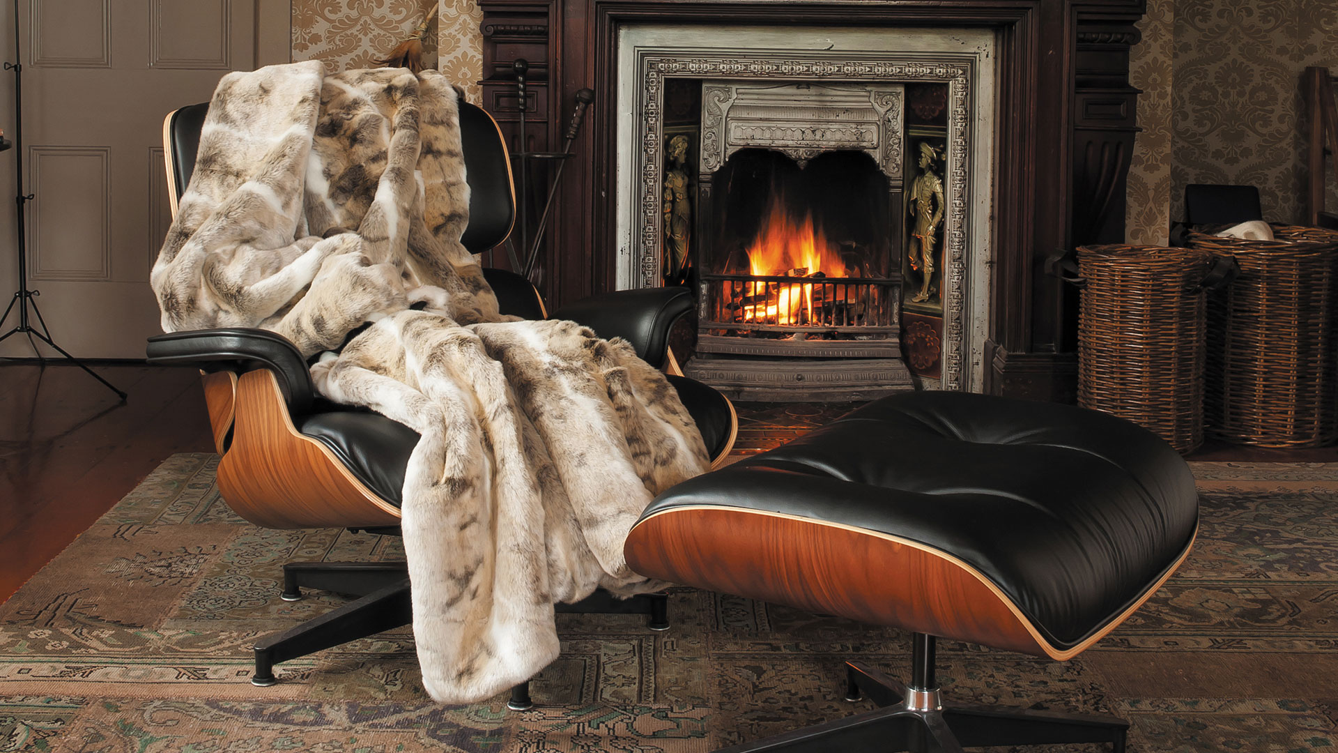 Faux Fur Throw Range by Heirloom - Mountain Rabbit