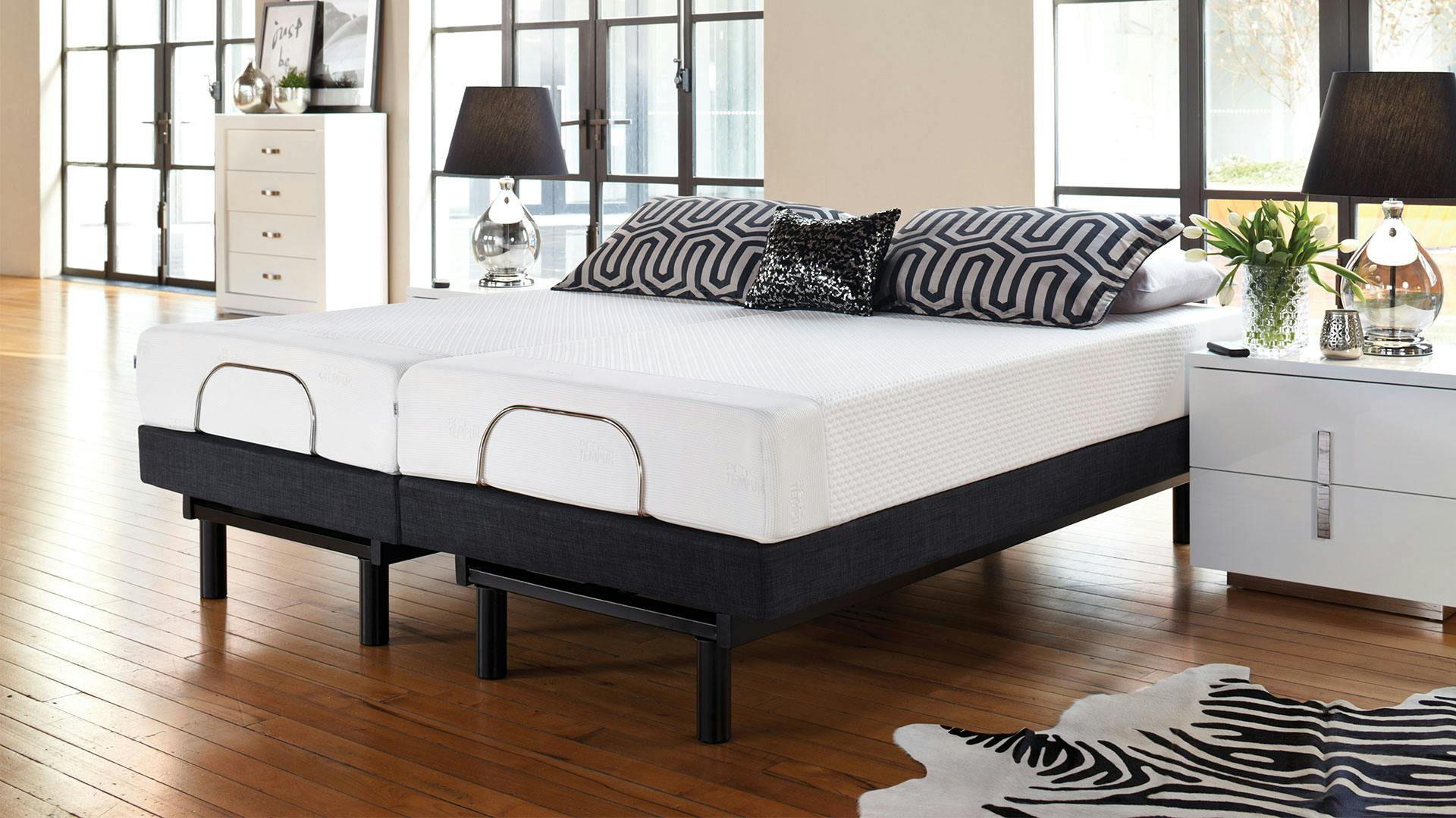 super king bed with separate mattresses