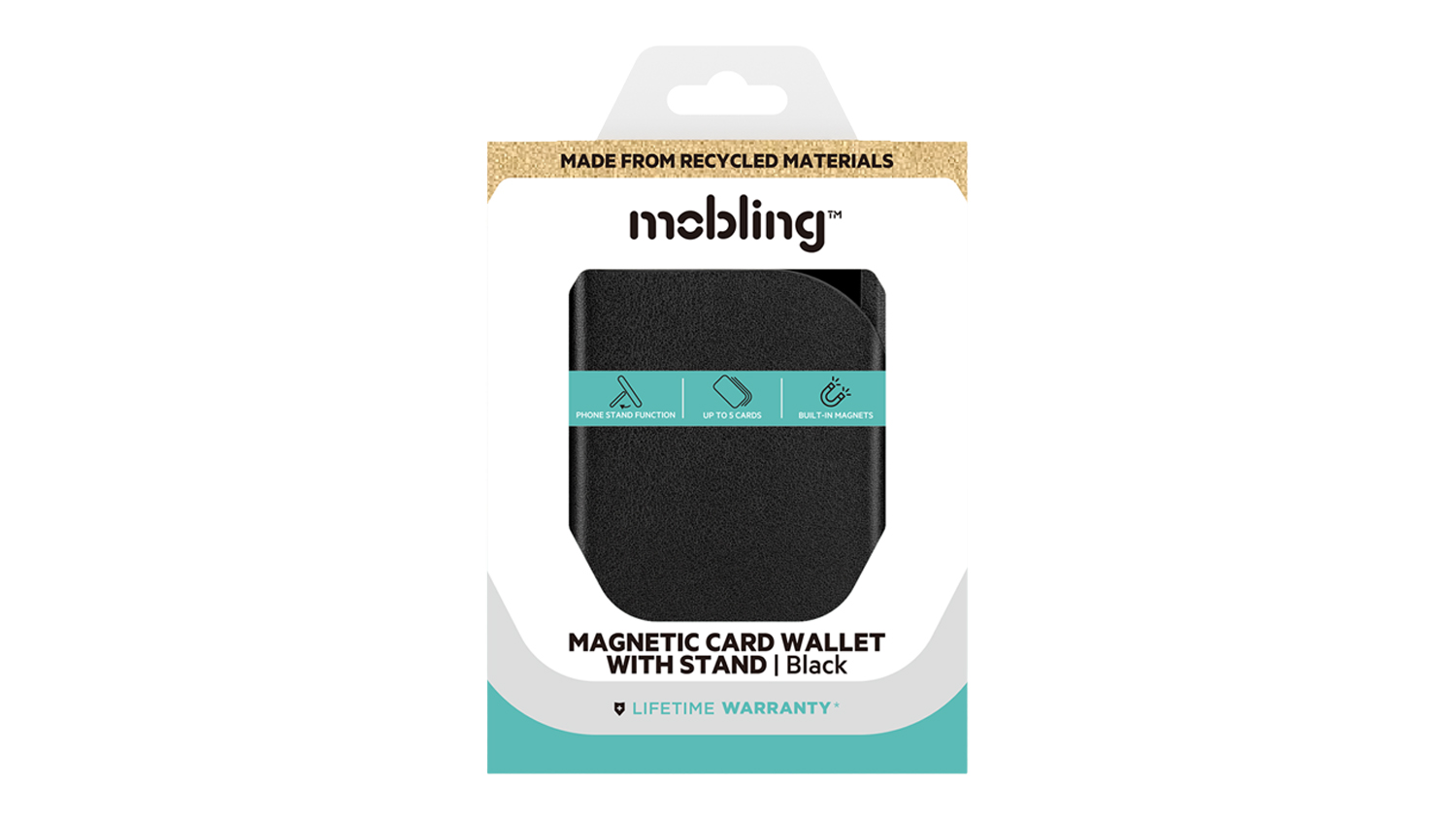 Mobling Wallet with Card Pocket Stand