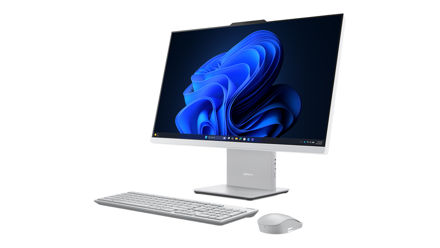 Lenovo IdeaCentre (11th Gen) 27" All-in-One Desktop - Intel Core Ultra 7 16GB-RAM 512GB-SSD Copilot+ PC - Cloud Grey (F0JW006LNZ)