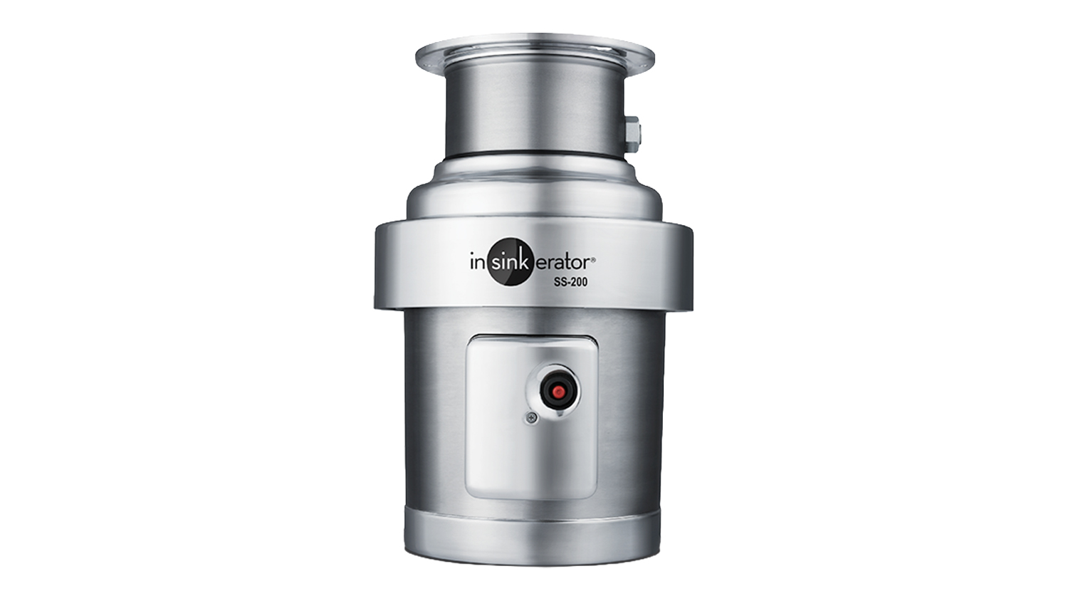 InSinkErator Commercial Food Waste Disposal in a sleek silver colour