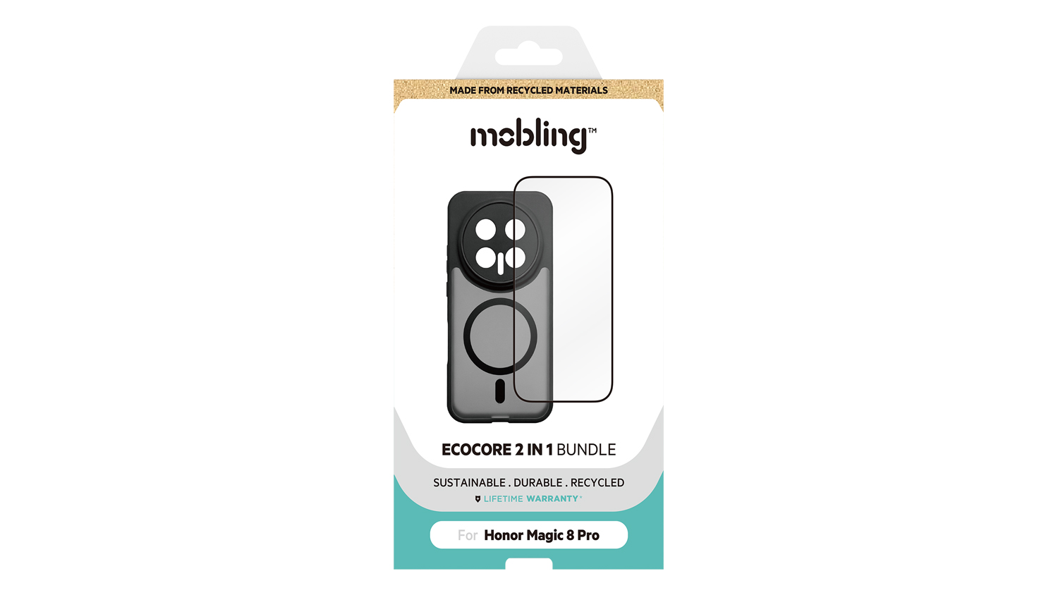 Mobling Protection Bundle (Case, Screen Protector) for Honor Magic 8 Pro - Black (80004555)