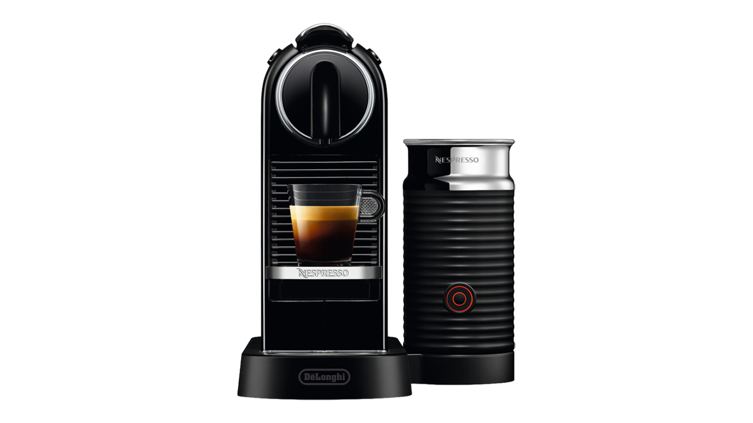 DeLonghi CitiZ Nespresso Capsule Coffee Machine with Aeroccino3 Milk Frother