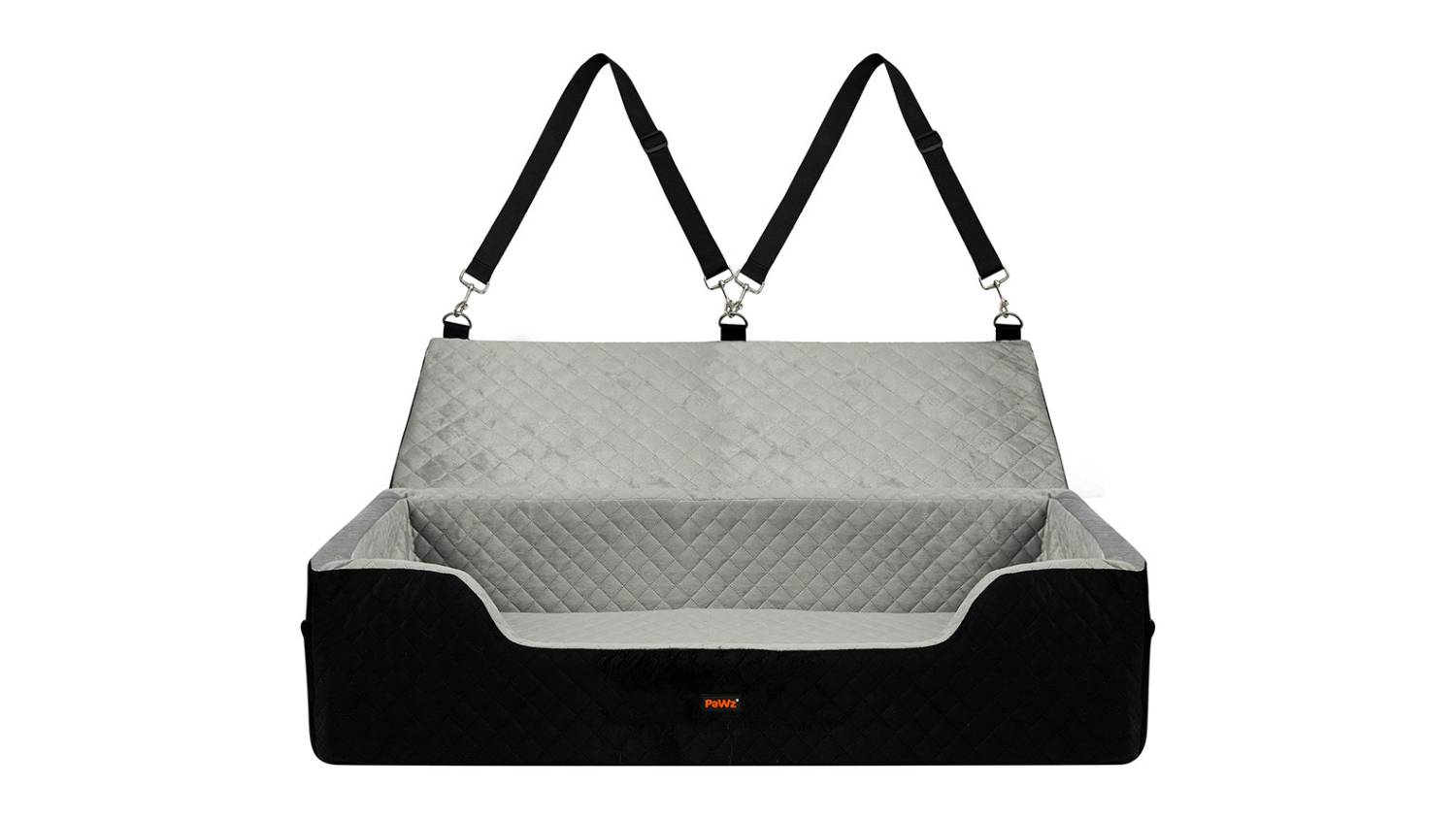 PaWz Pet Car Booster Seat - Large/Black