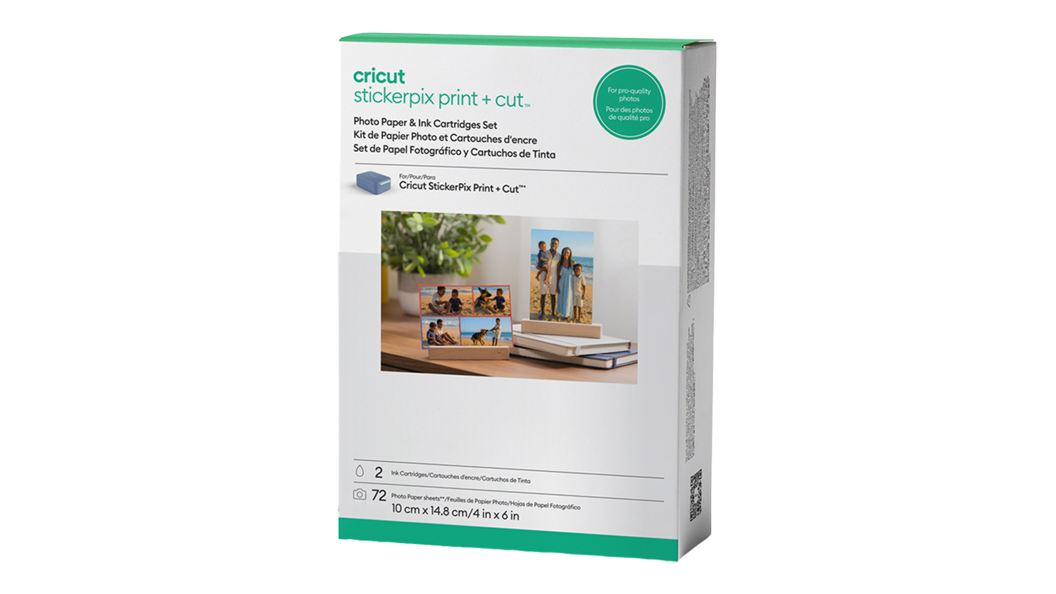 Cricut Gemini Photo Paper White in 4"x6" size