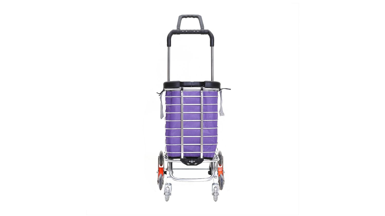 Traderight Folding Stainless Steel Shopping Cart
