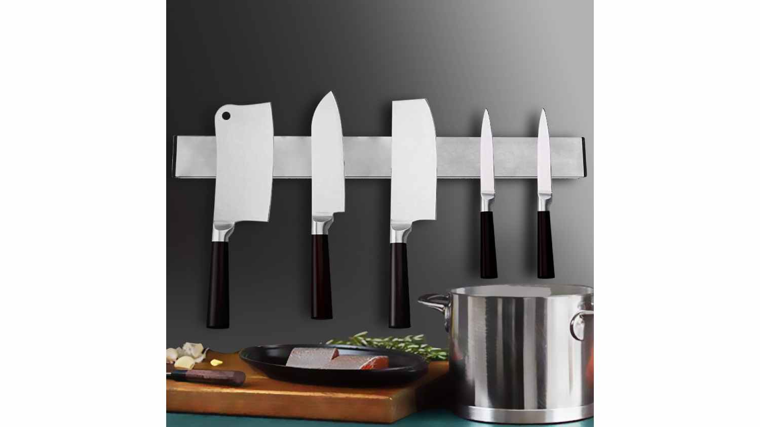 Toque Stainless Steel Magnetic Knife Bar