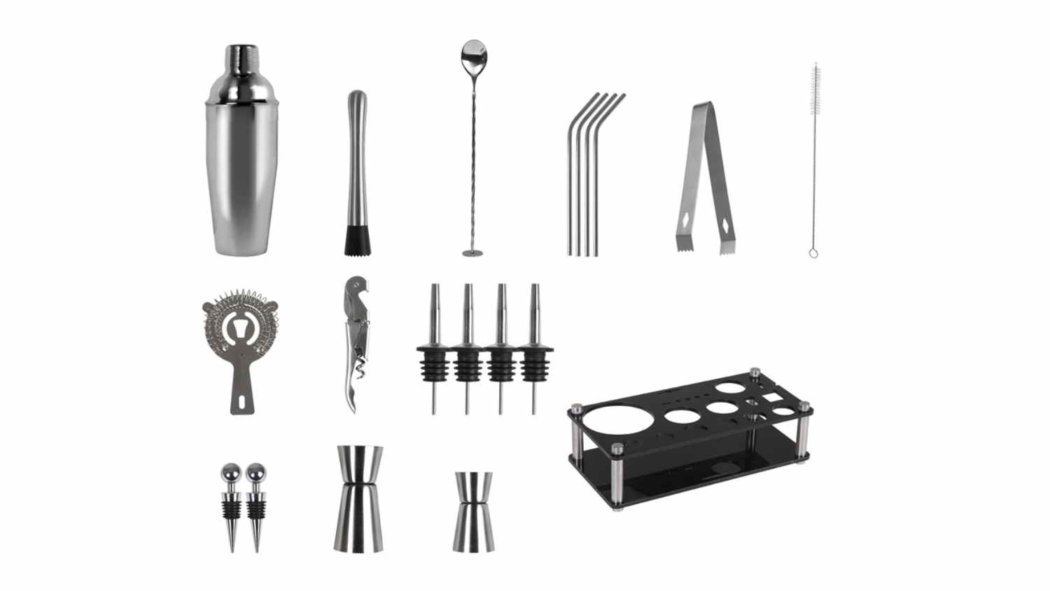 Toque Cocktail Shaker Kit 20pcs.