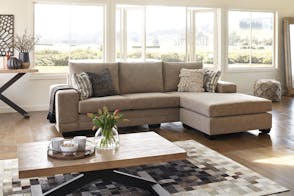 Martini 3 Seater Fabric Sofa with Chaise