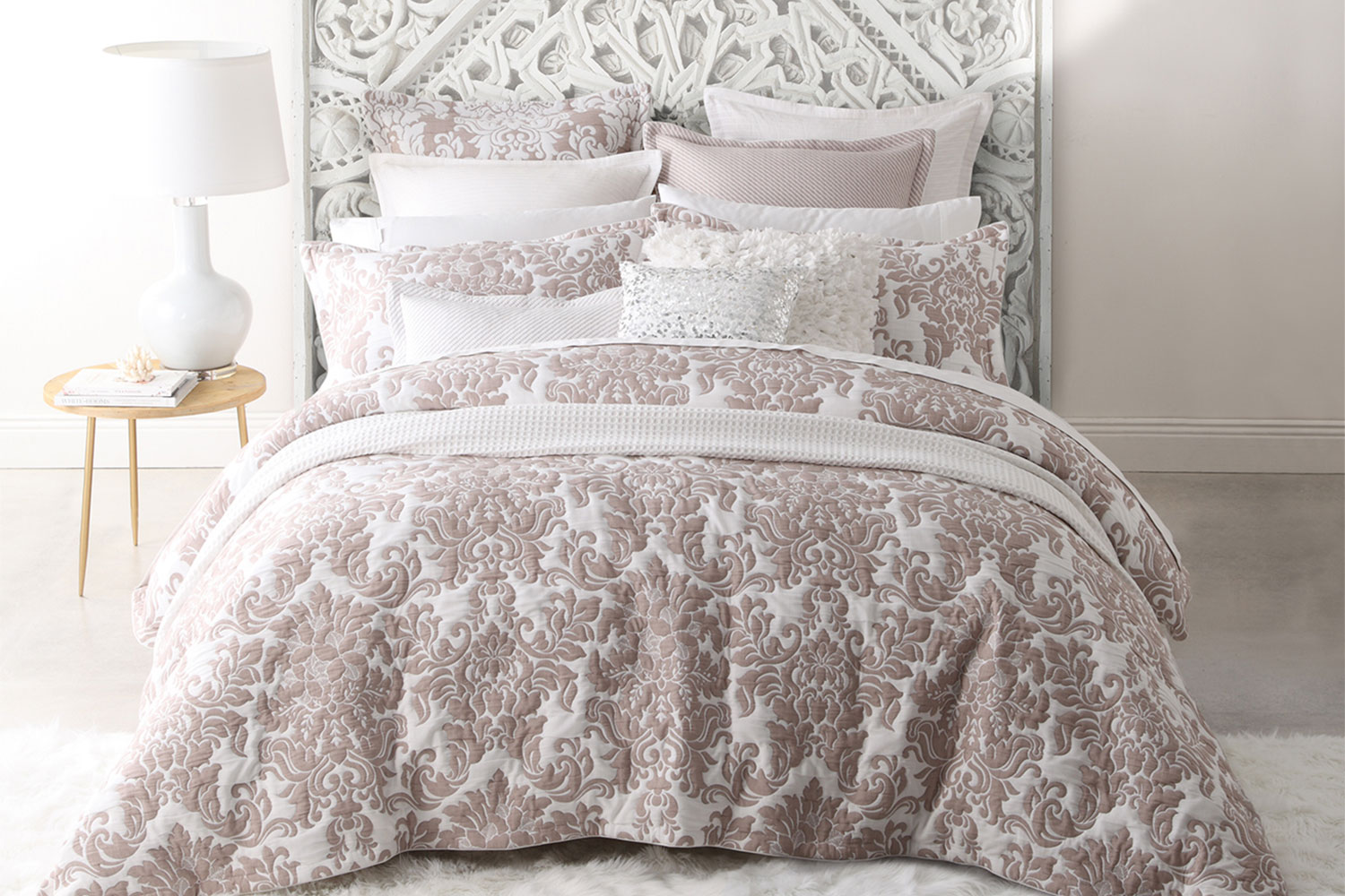 Riviera Stone Duvet Cover Set by Ultima Collection