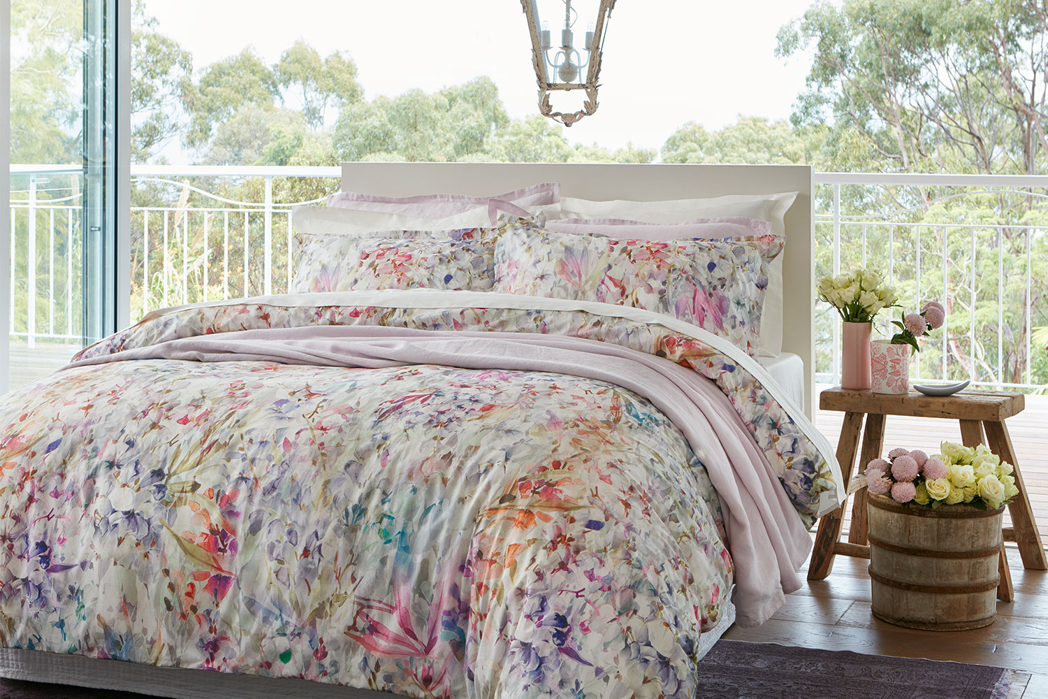 Spring Bloom Duvet Cover Set by Baksana