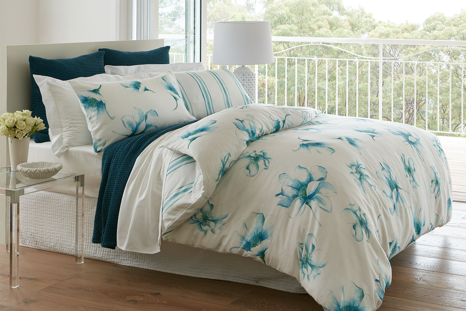 Waterlily Duvet Cover Set by Baksana