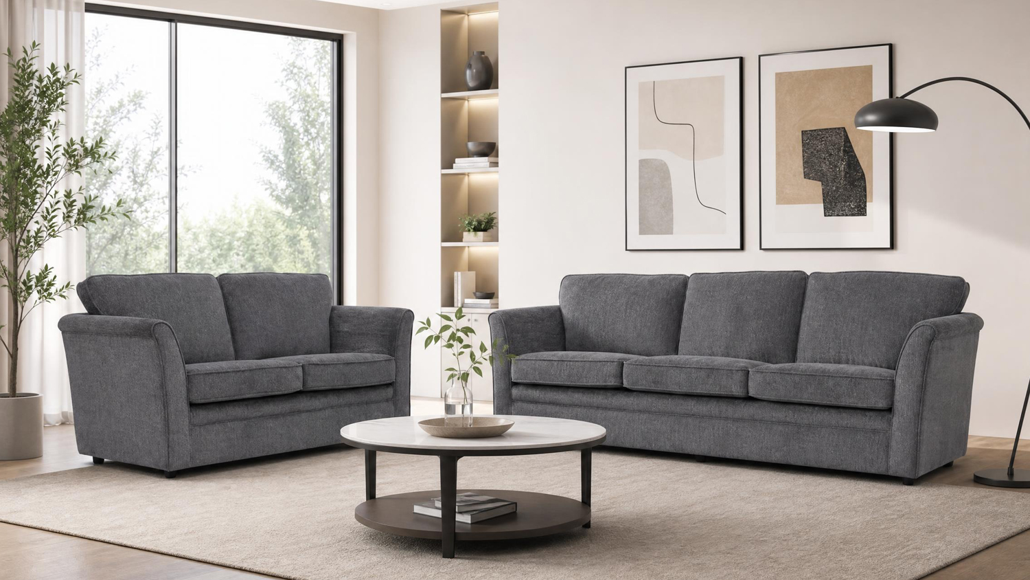 A view of the Ellington Fabric Lounge Suite