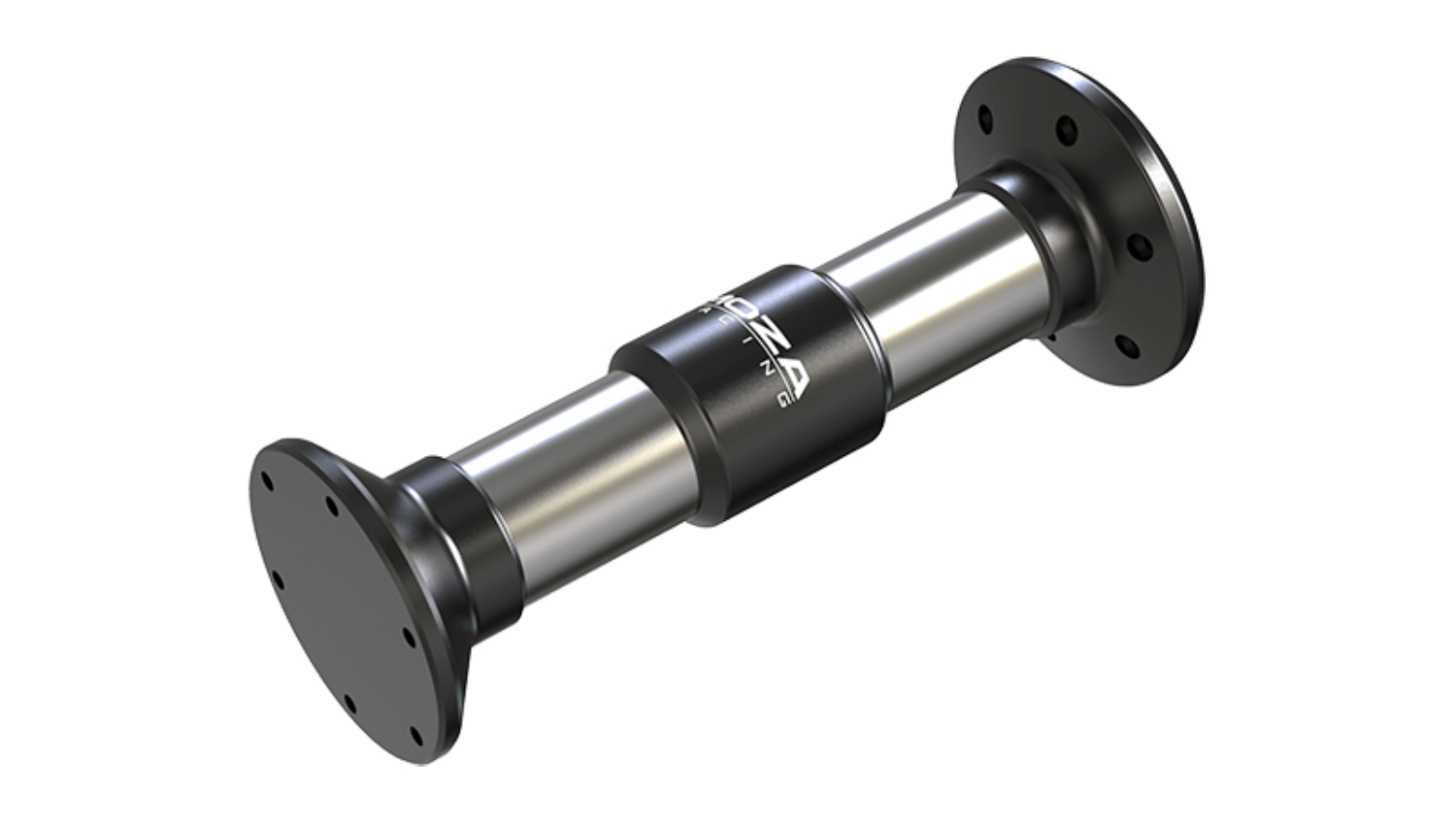 MOZA racing wheel extension rod with mounting flanges