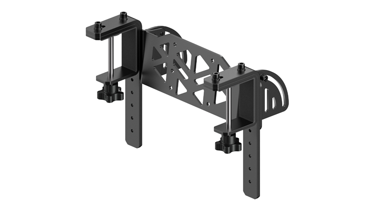 MOZA Truck Wheel Table Clamp attached to MOZA motorised module