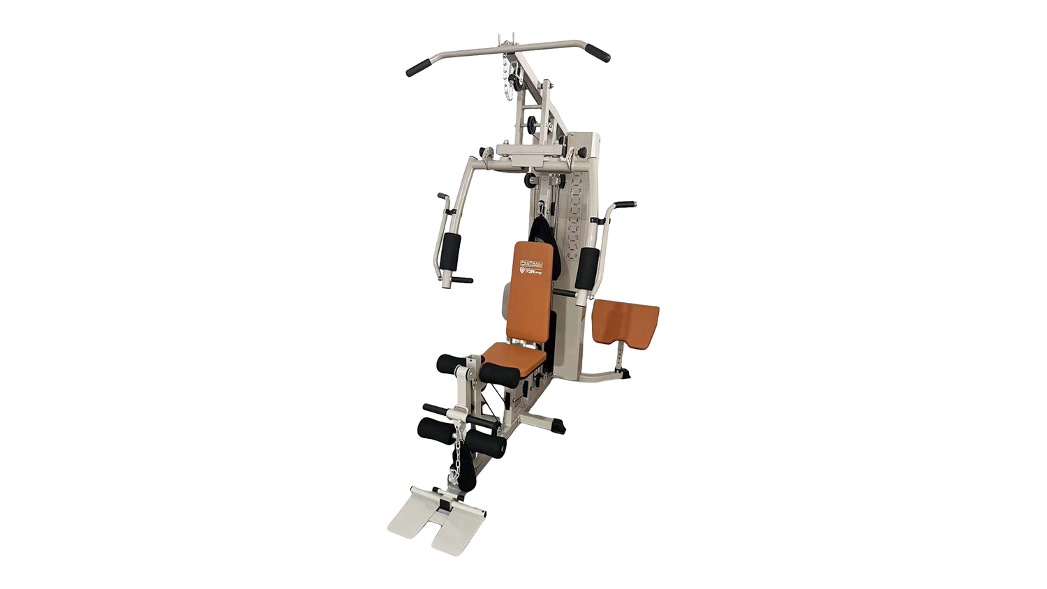 PROTRAIN Multifunctional Home Gym Set with weight stack and lat pulldown bar