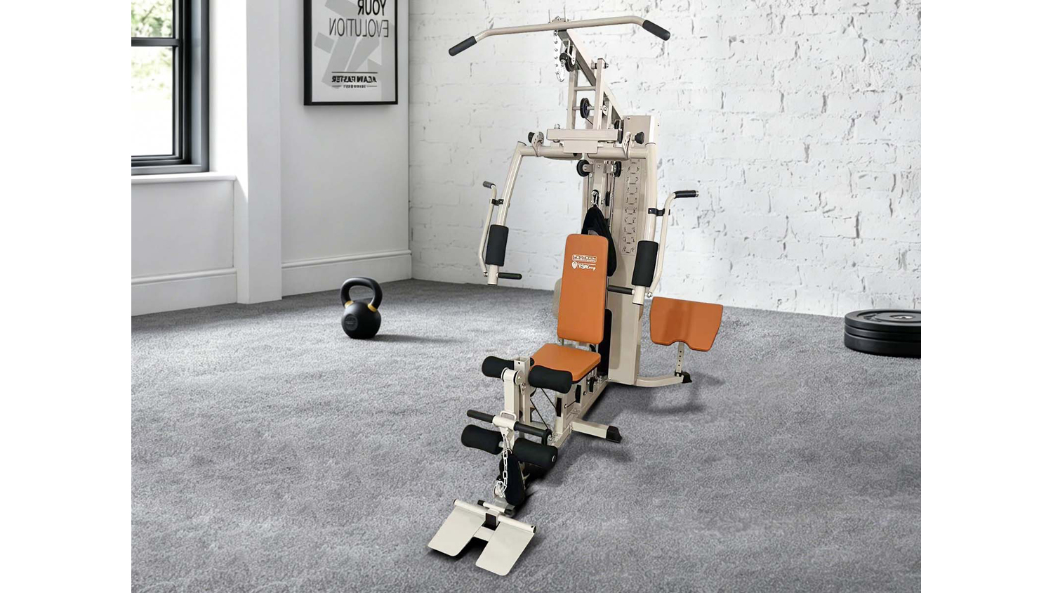 PROTRAIN Multifunctional Home Gym Set with 68kg Weight Stack