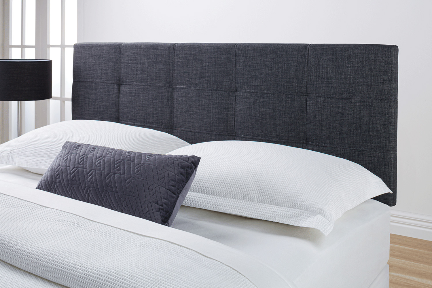 Vienna Queen Headboard - Charcoal
