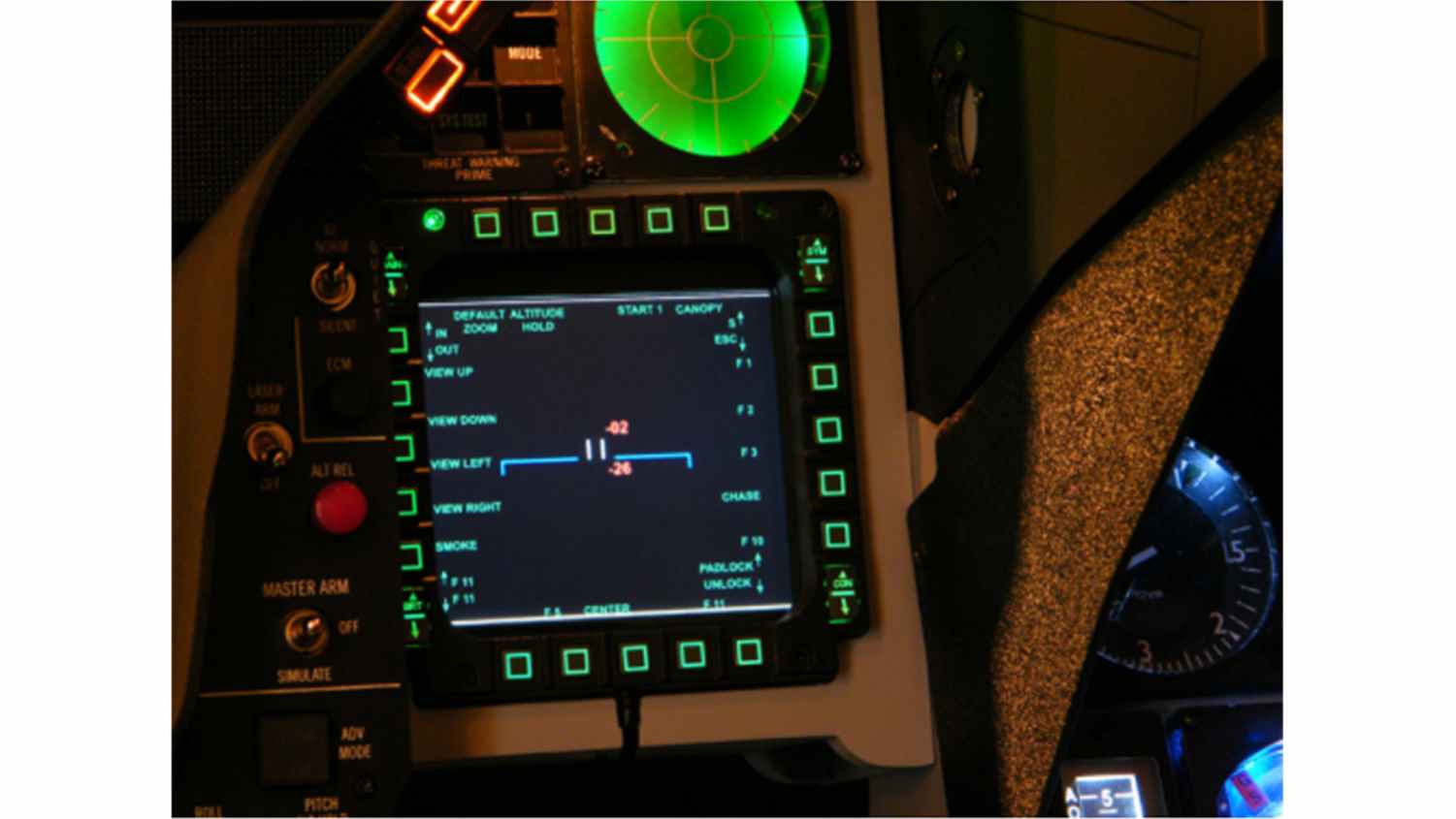 Thrustmaster Cougar Multi-Functional Display for Flight Simulation