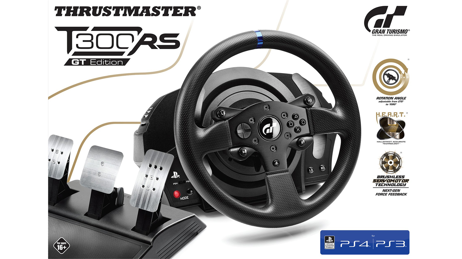 Thrustmaster T300 Simulation Racing Wheel - GT Edition