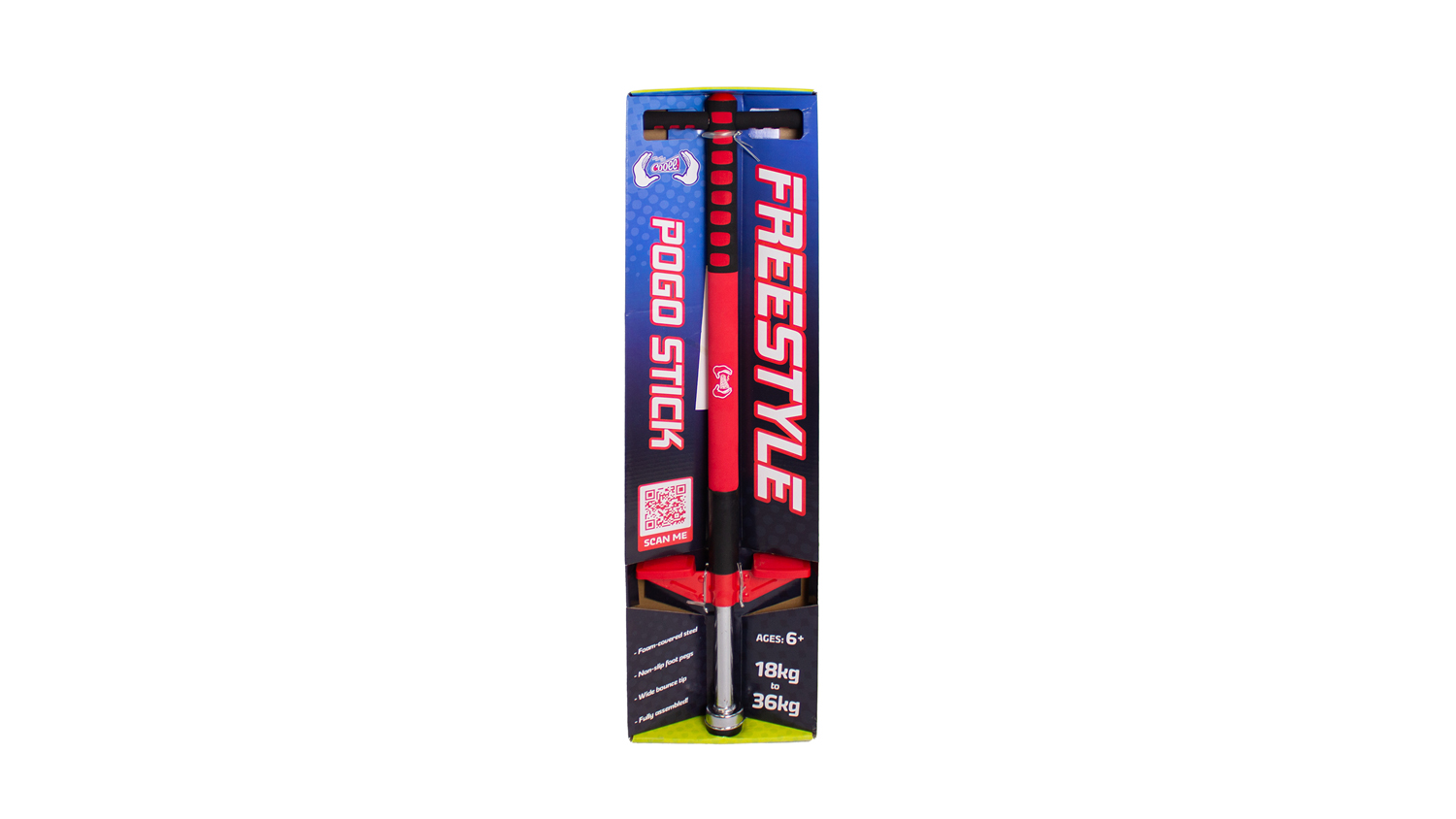 Cooee Freestyle Pogo Stick - Red/Black