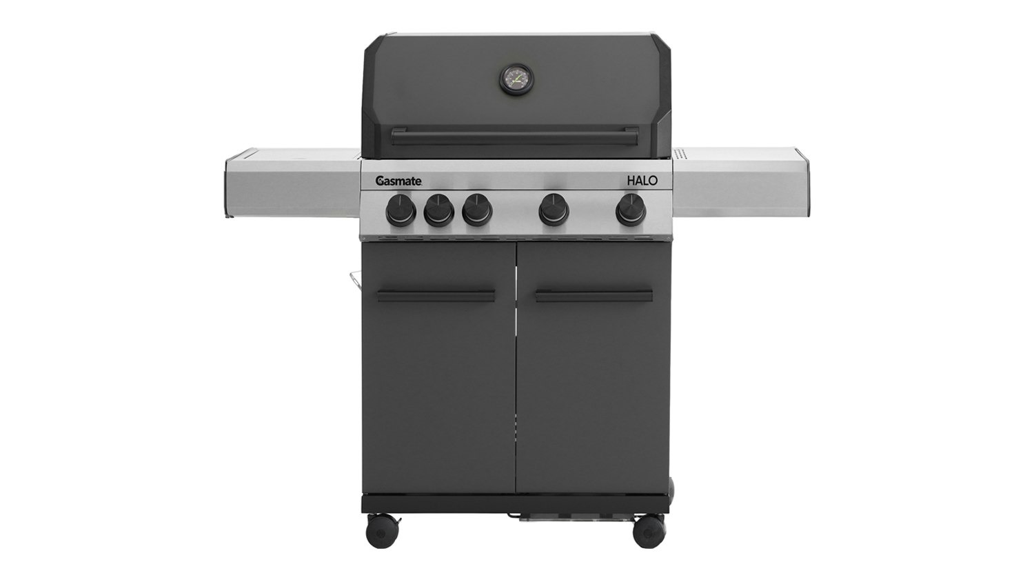 Gasmate Halo 4-Burner Gas BB in charcoal finish