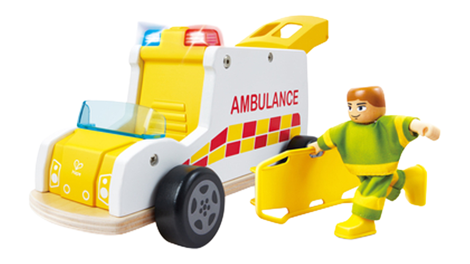 Hape "Rapid Response" Toy Ambulance