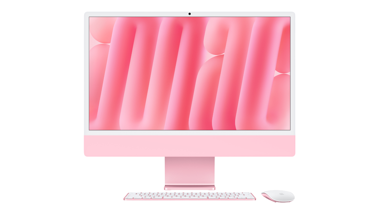 Front view of the Apple iMac 24" M6 Chip 12-Core CPU & 12-Core GPU 16GB-RAM 512GB-SSD