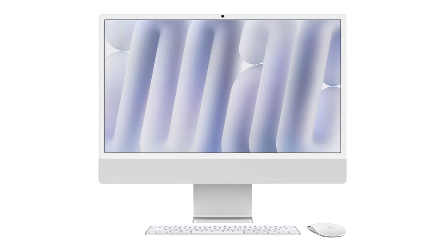 Front view of the Apple iMac 24" M6 Chip 12-Core CPU & 12-Core GPU 16GB-RAM 512GB-SSD