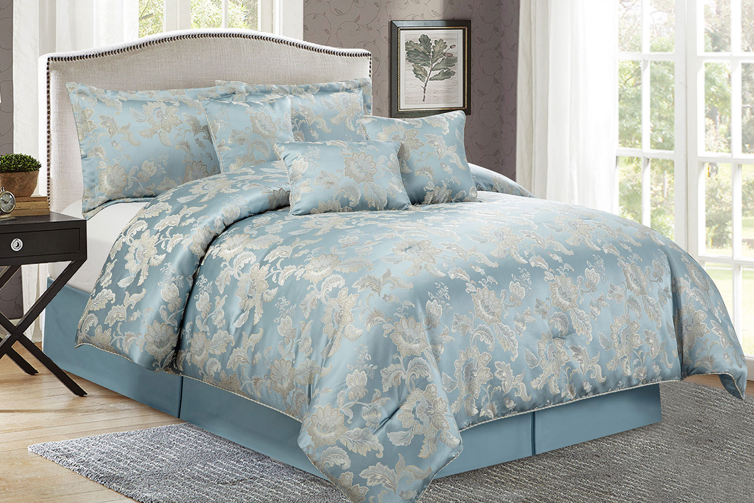 Allegra 7 Piece Comforter Set by Marlborough