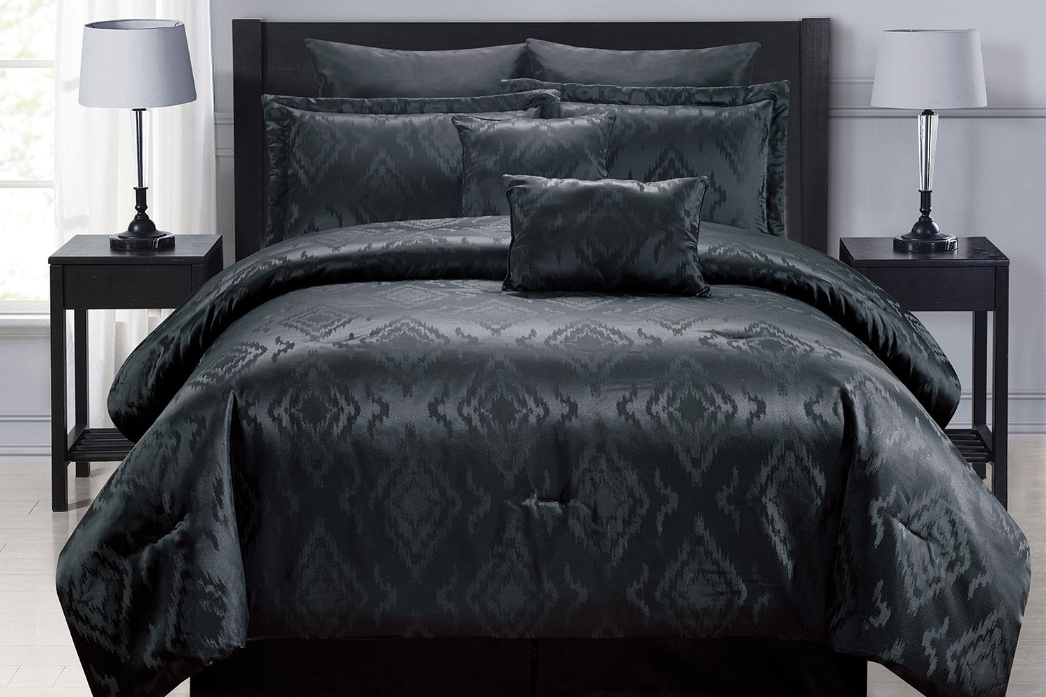 Grayson 8 Piece Comforter Set by Marlborough