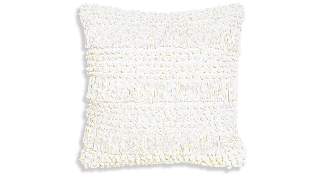 Shimmy Ivory Square Cushion by Maison