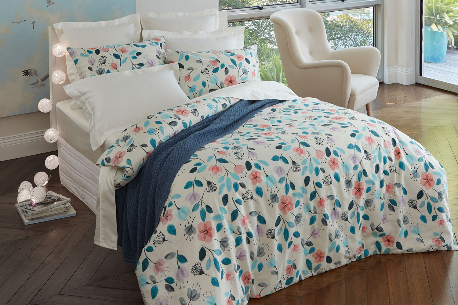 Wildflower Duvet Cover Set by Baksana