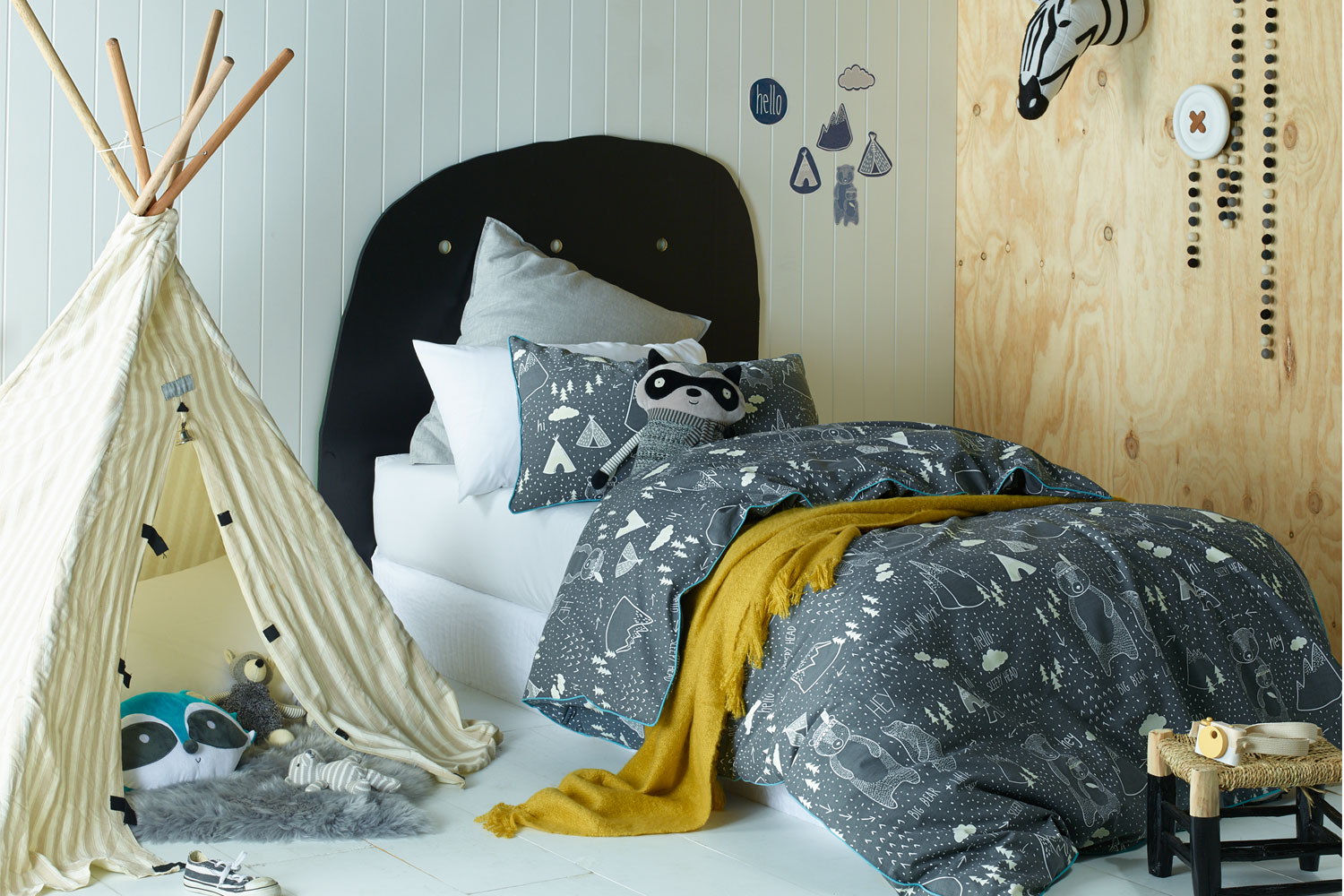 In The Woods Duvet Cover Set By Jiggle And Giggle Harvey Norman