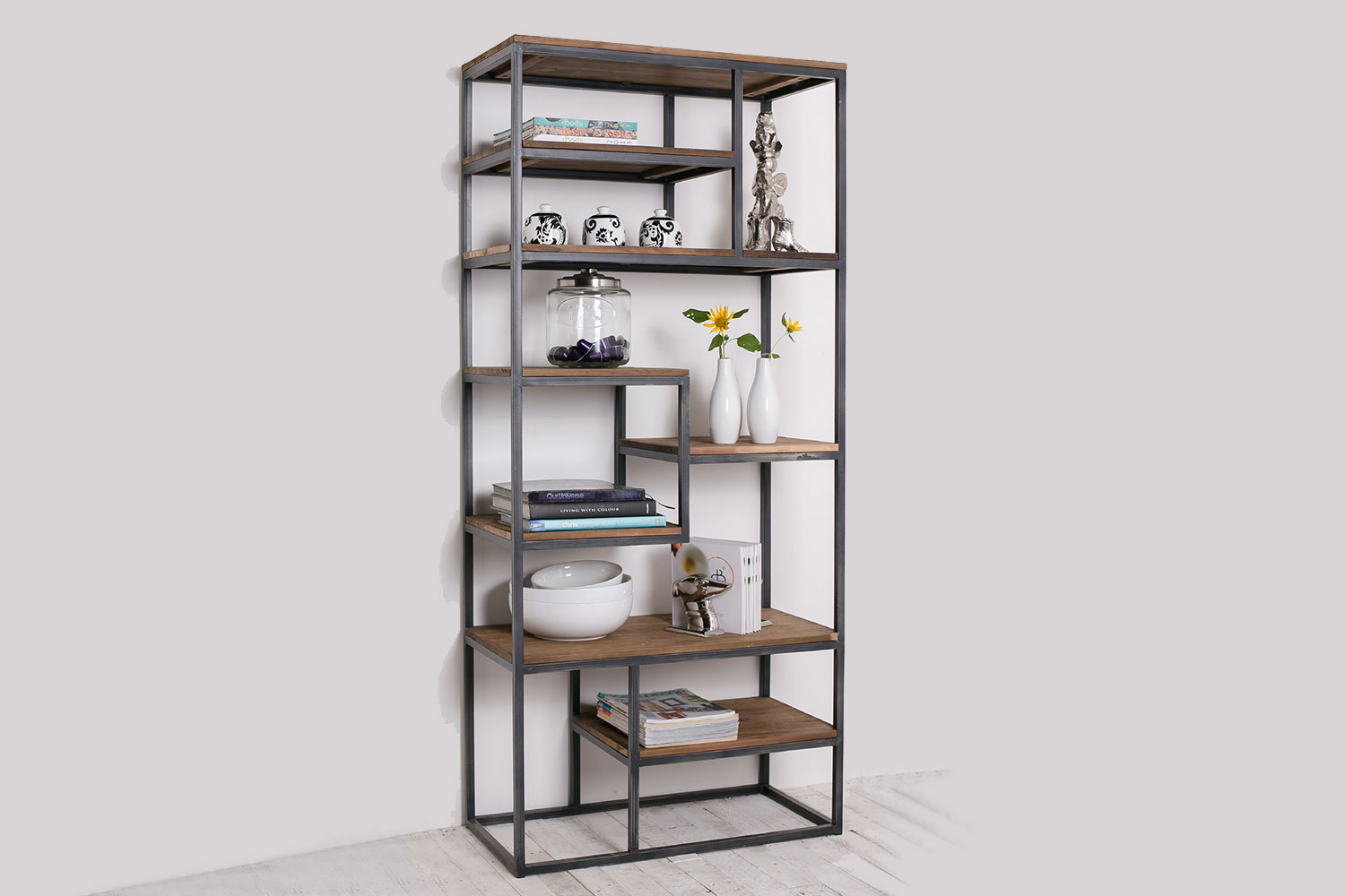 Fendy 7 Shelf Bookcase by D-Bodhi Collection