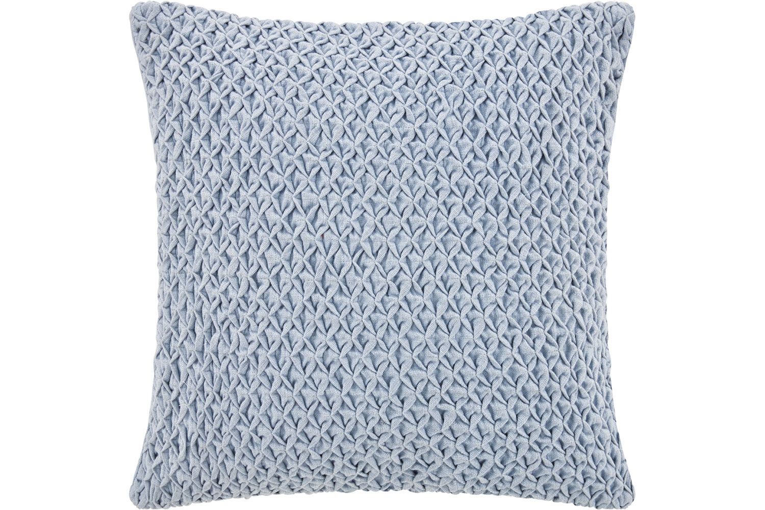 Braughton Rosette Chambray Square Cushion by Sheridan