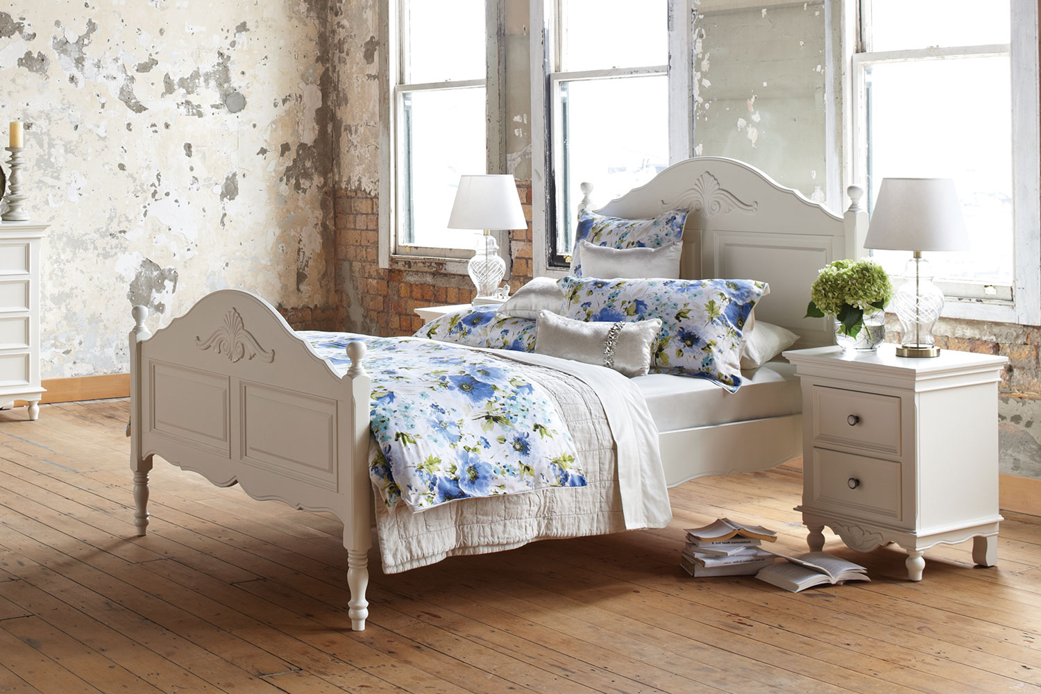 Chambre Queen Slat Bed Frame by Garry Masters