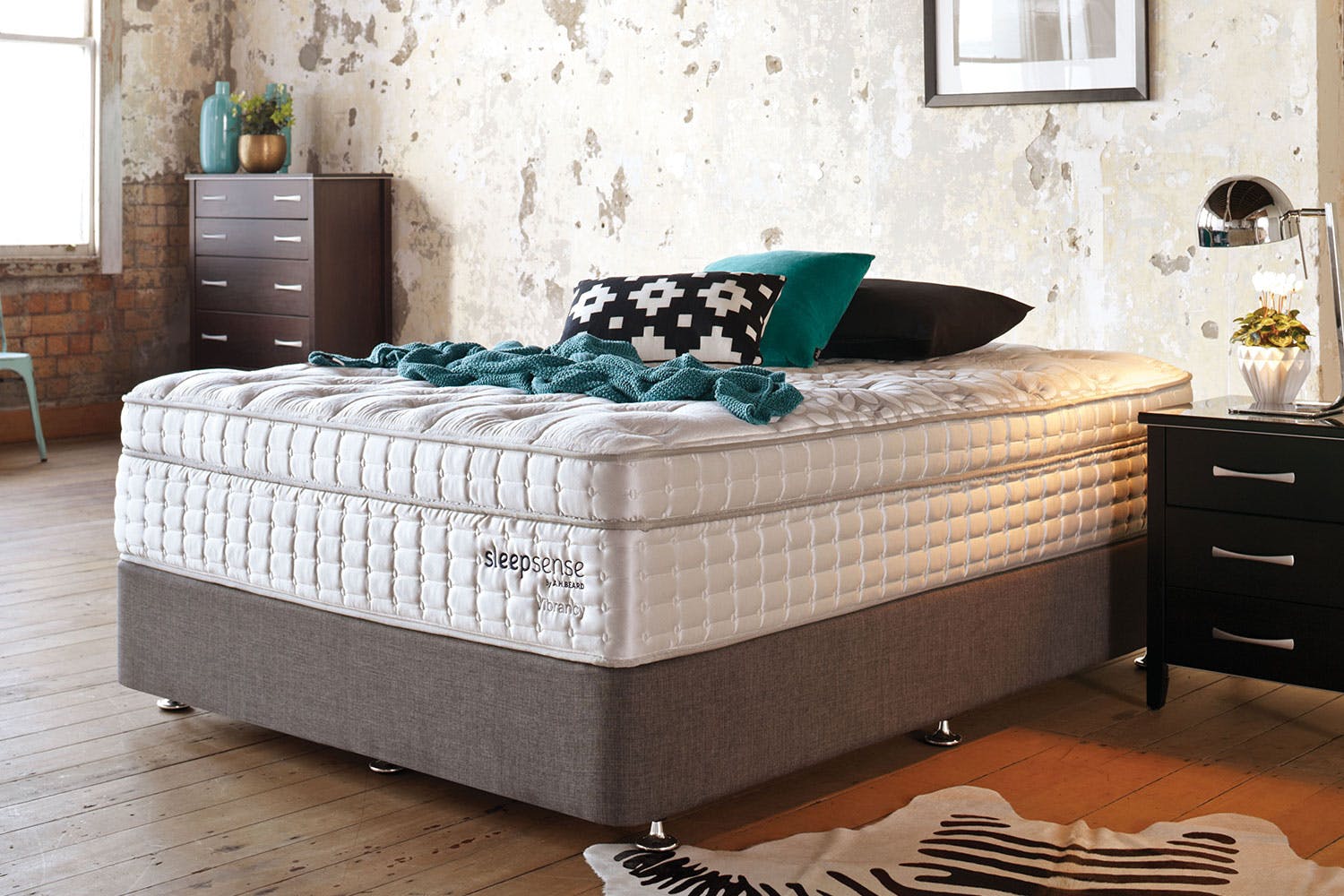 Vibrancy Super King Bed by Sleepsense