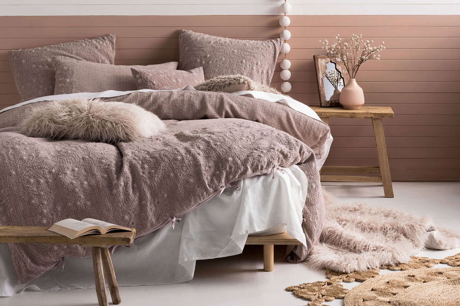 Abigail Pink Duvet Cover Set By Savona Harvey Norman New Zealand
