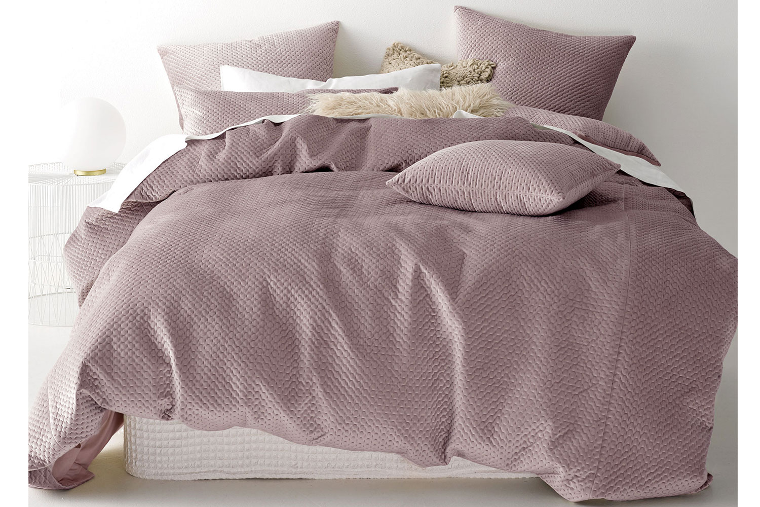 Anya Blush Duvet Cover Set By Savona Harvey Norman New Zealand