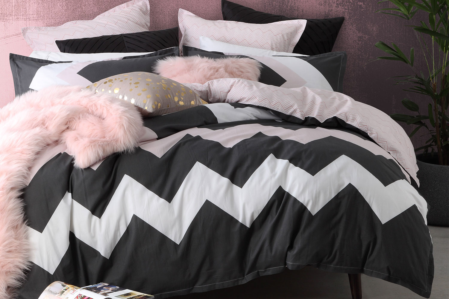 Marley Musk Duvet Cover Set By Logan And Mason Harvey Norman New