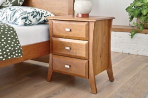 Lynbrook 3 Drawer Bedside Table by Coastwood Furniture