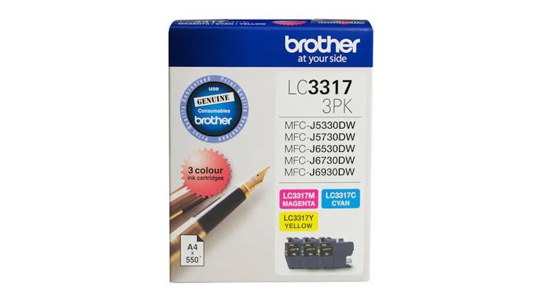 Brother LC33173PK Colour Ink Cartridge - 3 Pack