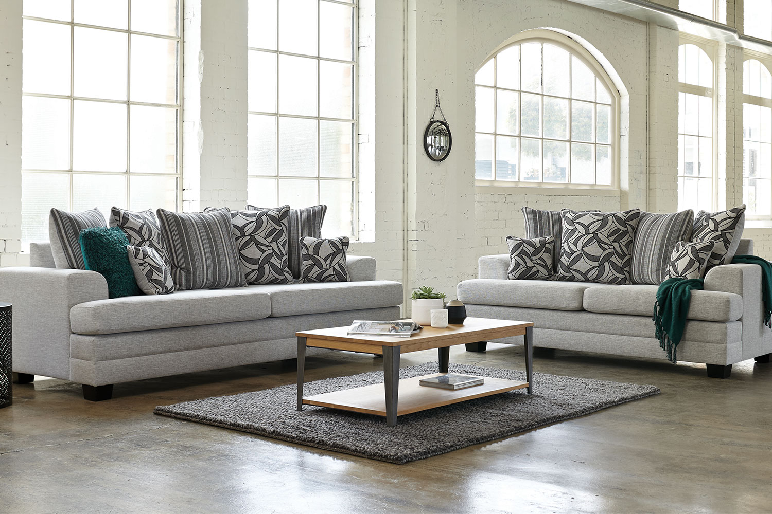 Evolution 2 Piece Fabric Lounge Suite by White Rose Furniture Harvey