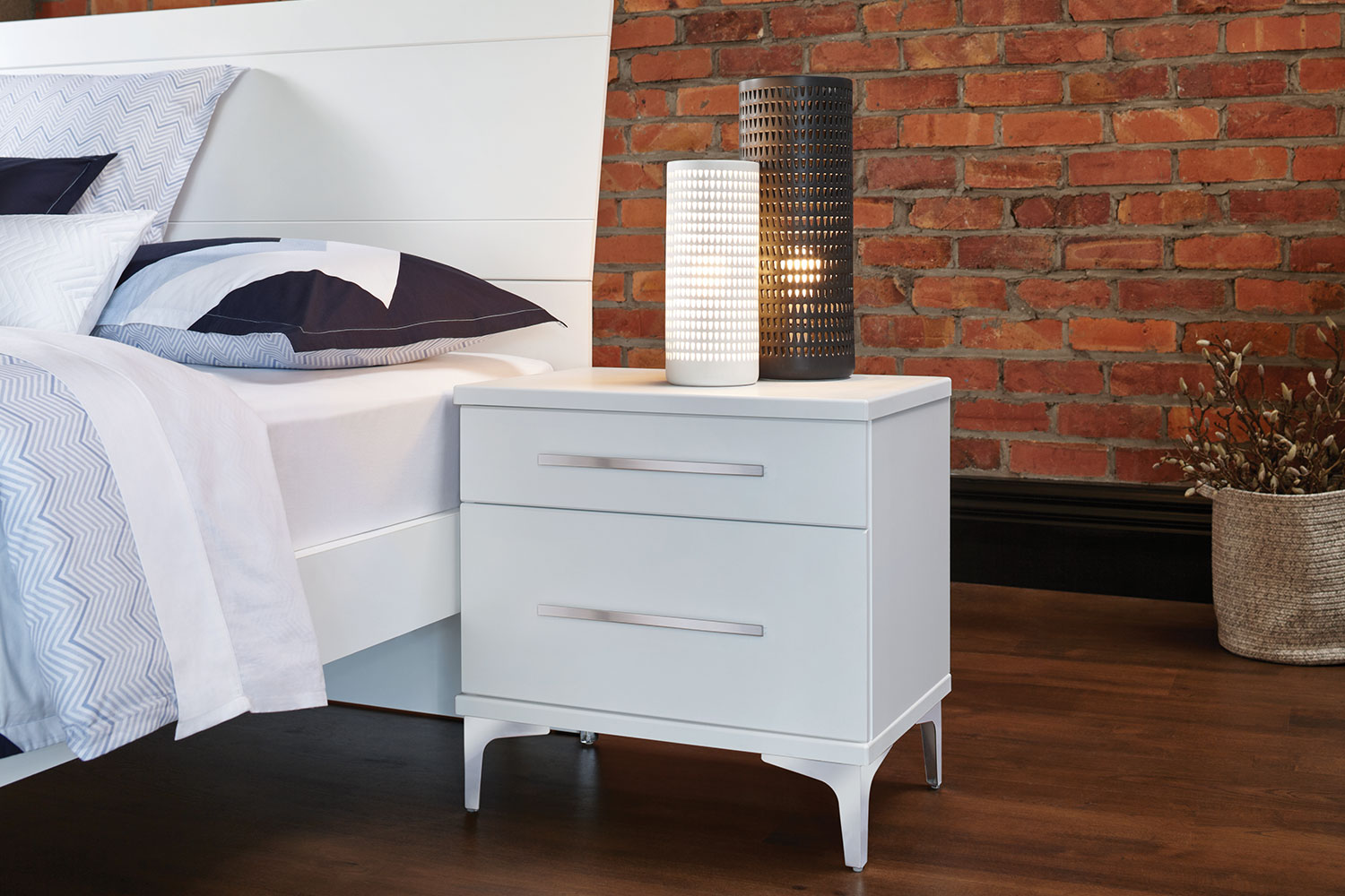 Salento 2 Drawer Bedside Table by Platform 10